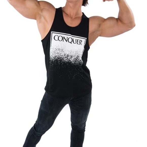 SEIDWEAR "Conquer" Graphic Tank Top Men's Size Medium - Picture 3 of 5